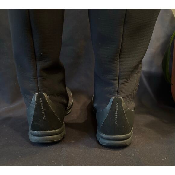 Women’s SALOMON Uma Trois Waterproof Knee-High Stretch Boots Black Zip, size 7 - Picture 6 of 8